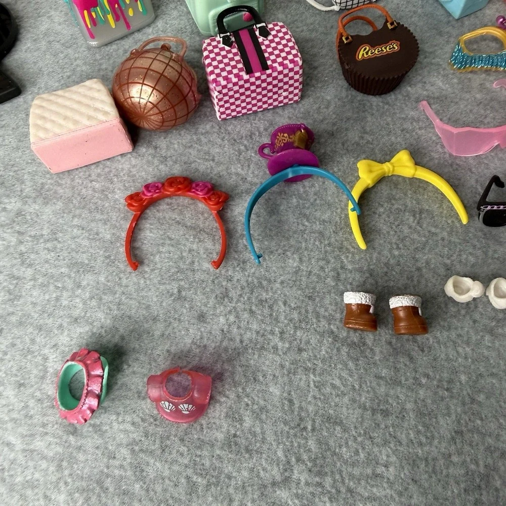 LOL Surprise Doll Babies Accesories Toilet Tour Car Toy Bags Glasses Lot